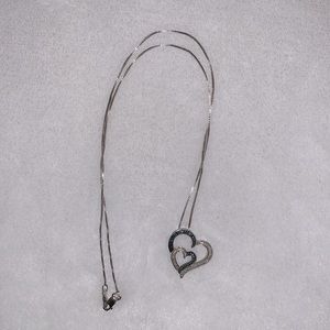 Kay Jewelers Double Heart Necklace
